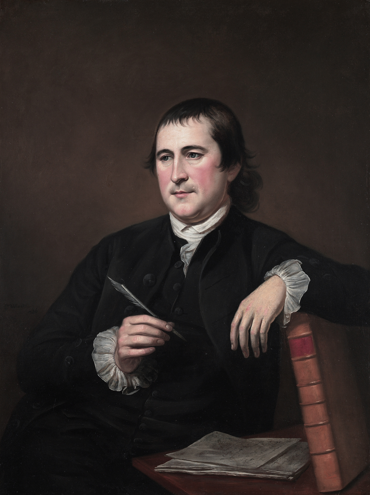 Jonathan Dickinson Sergeant, by Charles Willson Peale, 1786. Princeton University Art Museum, PP164, the gift of the sitter's grandson.