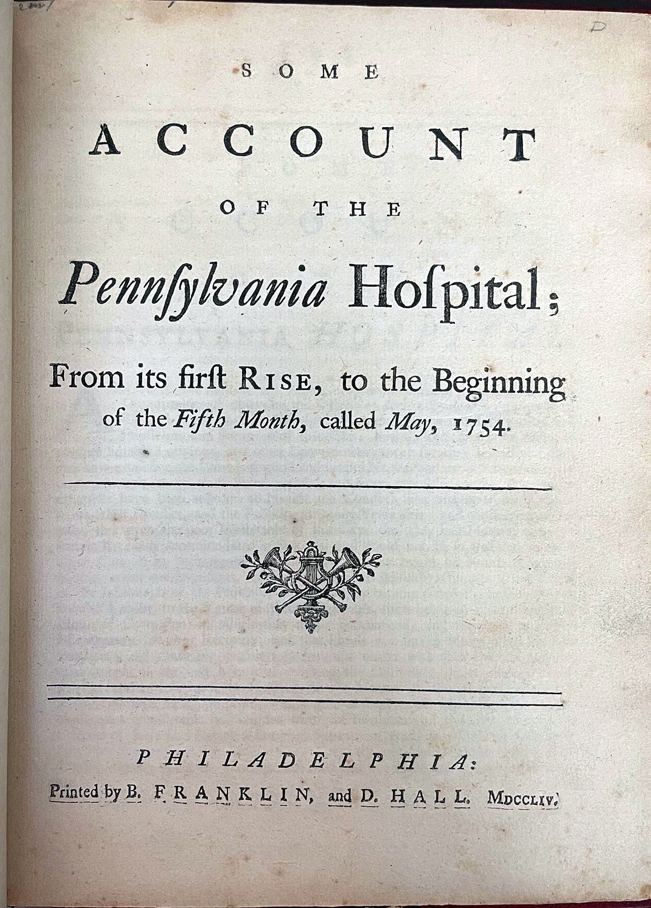 Some Account of the Pennsylvania Hospital