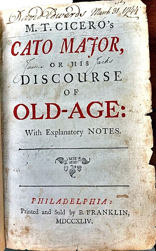 Cicero, Cato Major, or His Discourse of Old Age