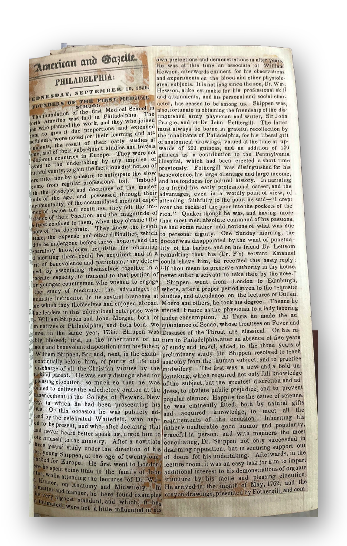 Balch, Letters and Papers