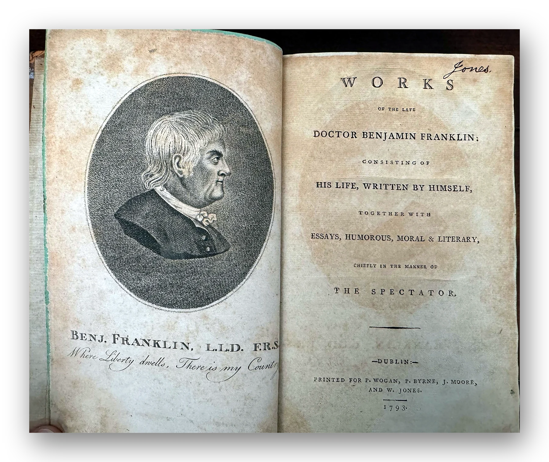Franklin, Benjamin: Works of the Late Doctor Benjamin Franklin