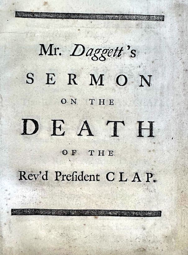 Naphtali Daggett, The Faithful Serving of God and Our Generation