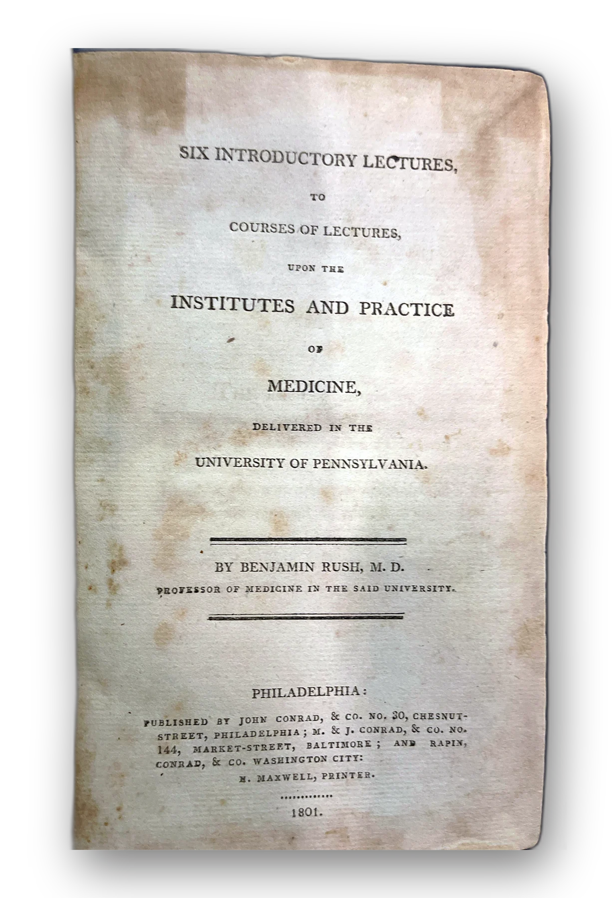 Six Introductory Lectures..With Contemporary Notes