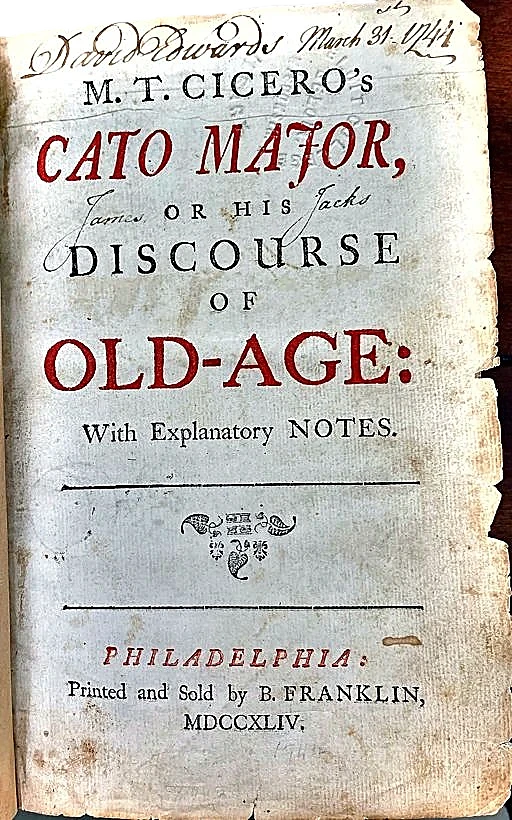 Cicero, Cato Major, or His Discourse of Old Age
