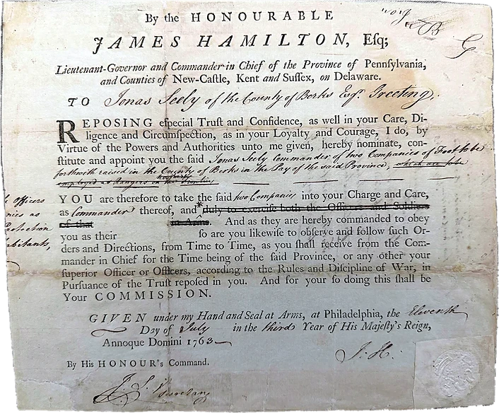 By the Honourable James Hamilton: a proclamation form