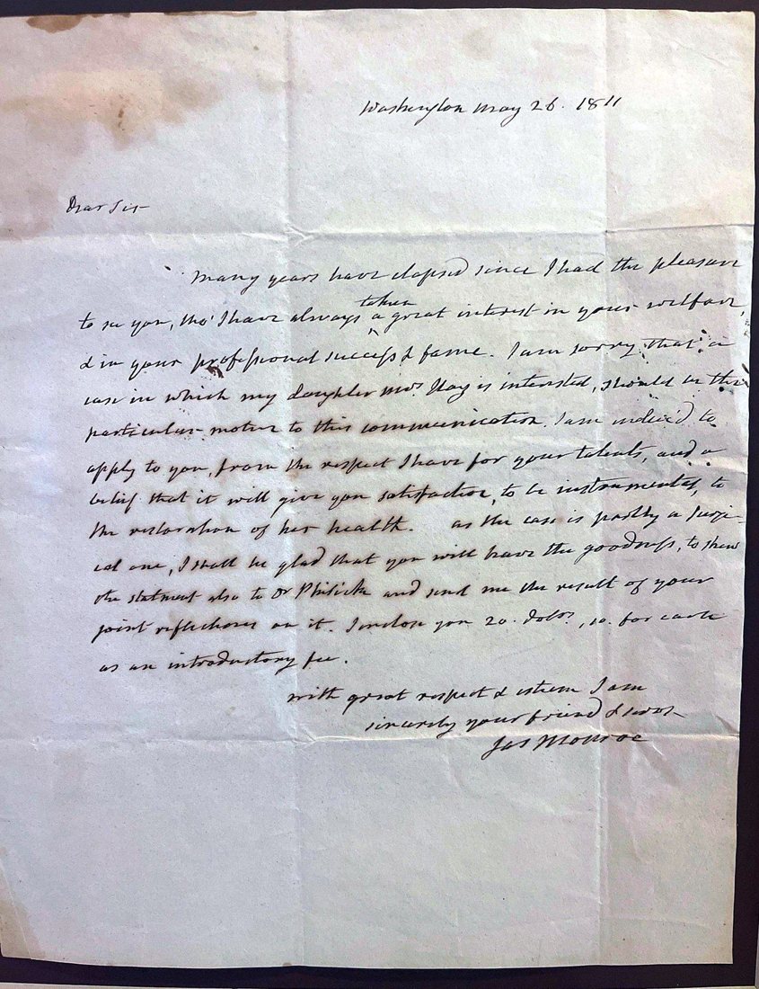 James Monroe/Benjamin Rush