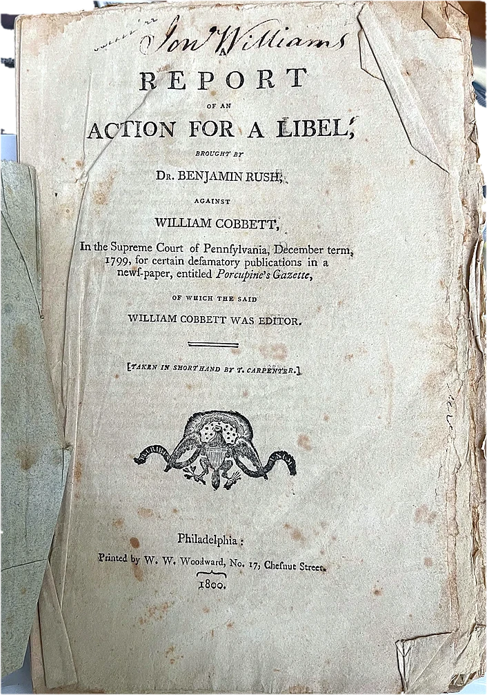 Report of an Action For A Libel