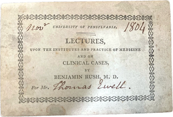 Rush Lecture Ticket