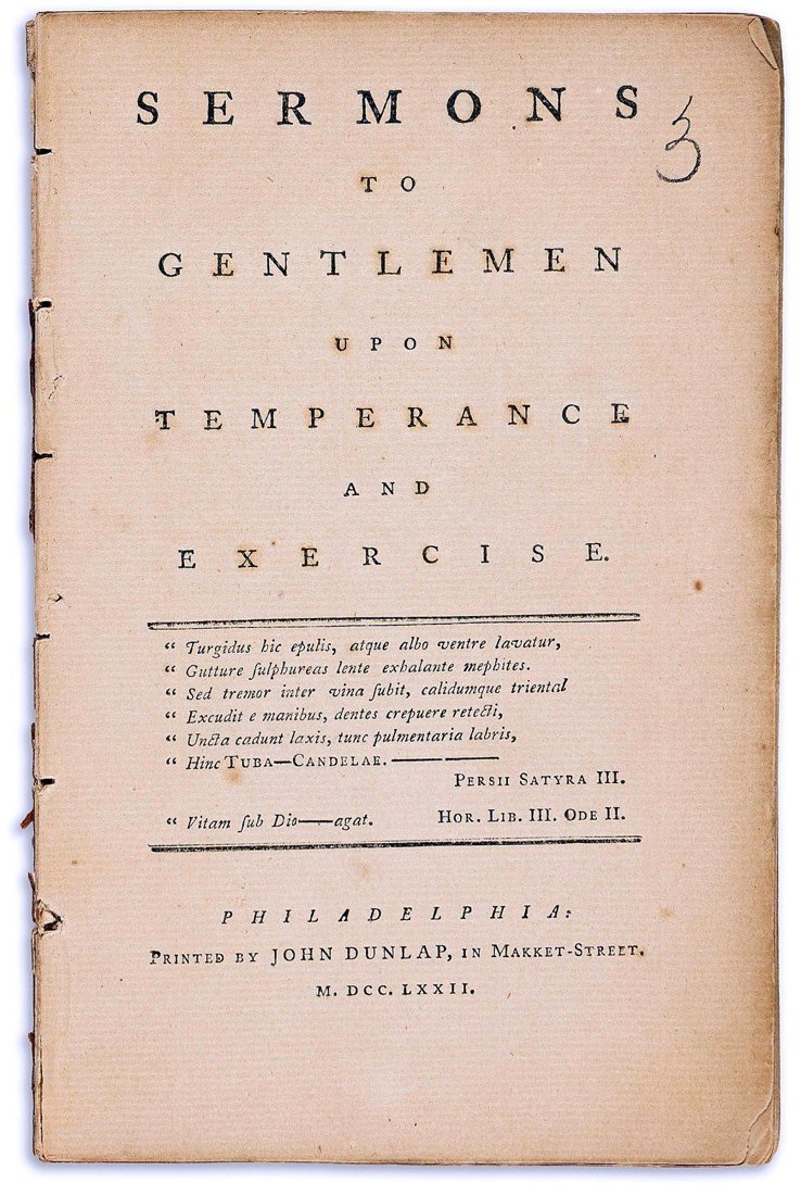 Sermons to Gentlemen upon Temperance and Exercise