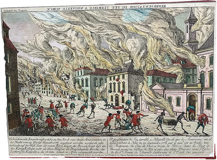 Représentation du Feu Terrible à Nouvelle Yorck