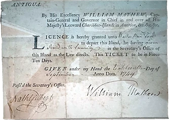 A printing from Franklin's press in Antigua