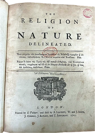 The Religion of Nature Delineated