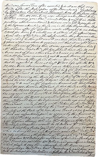 William Franklin to Thomas Wharton, on the Otsego lands