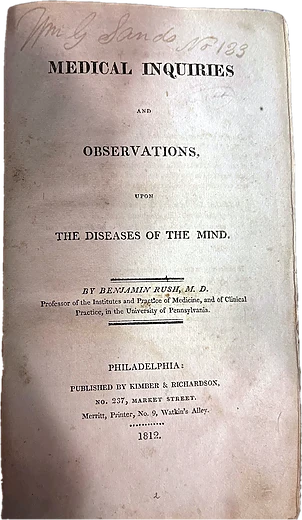 Medical Inquiries and Observations upon Diseases of the Mind