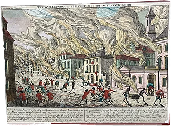Représentation du Feu Terrible à Nouvelle Yorck