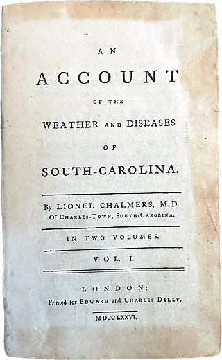 An Account of the Weather and Diseases of South-Carolina