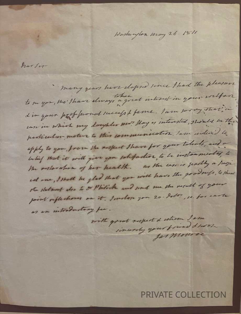 James Monroe/Benjamin Rush